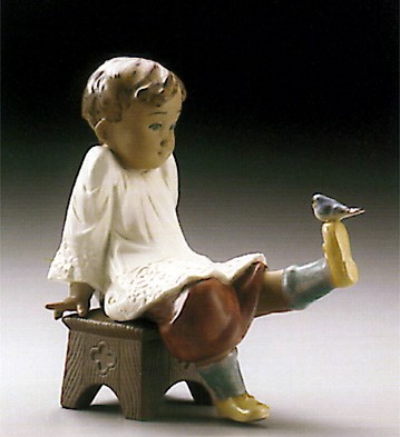 Lladro Talk To Me Porcelain Figurine