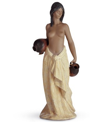 Lladro WATER GIRL Porcelain Figurine