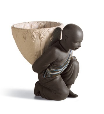 Lladro POTPOURRI GIFT (BLACK) Porcelain Figurine
