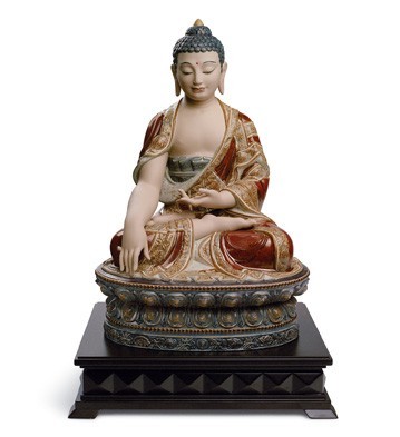 Lladro SHAKYAMUNI BUDDHA (EARTH) Porcelain Figurine