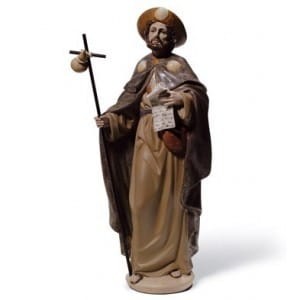 Lladro Saint James The Pilgrim (Special Edition) Gres Finish 