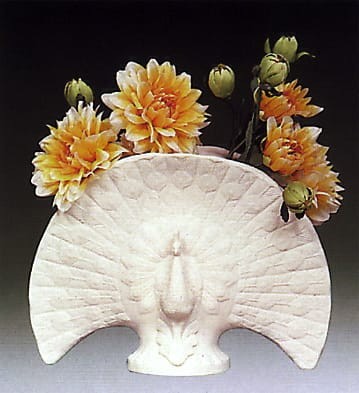 Lladro Royal Peacock Porcelain Figurine