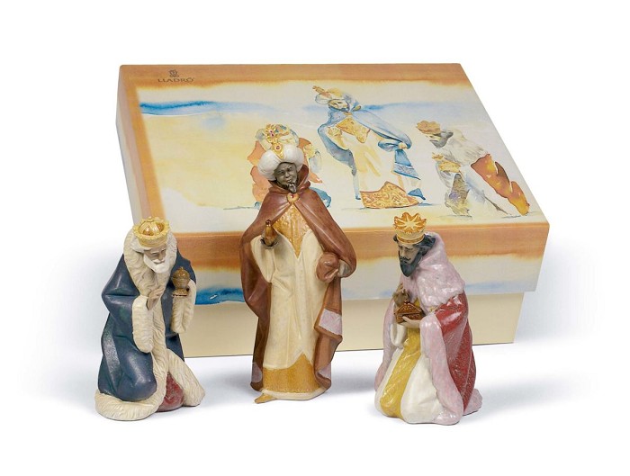 Lladro THREE WISE MEN SET Porcelain Figurine
