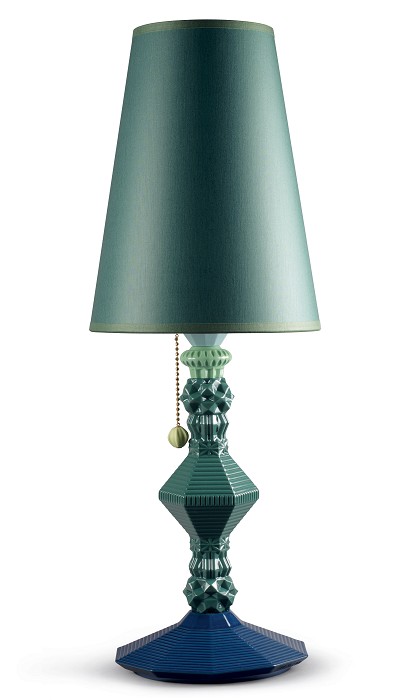 Lladro Lighting Belle de Nuit Table Lamp Green 