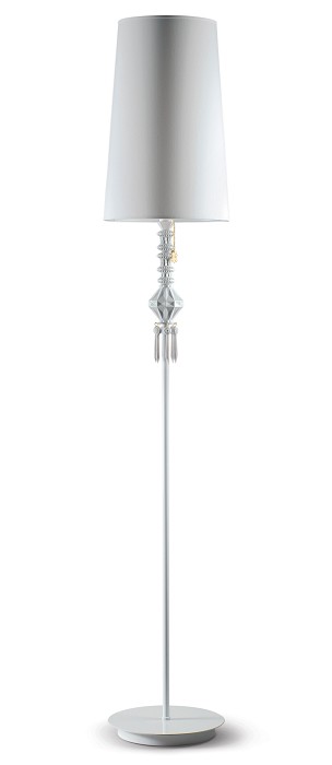 Lladro Lighting Belle de Nuit Floor Lamp I White 
