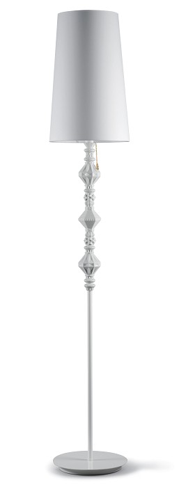 Lladro Lighting Belle de Nuit Floor Lamp II White 