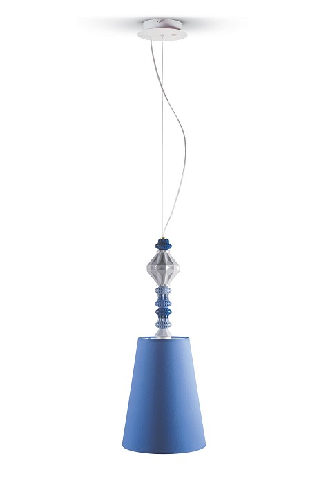 Lladro Lighting Belle de Nuit Ceiling Lamp I Blue 