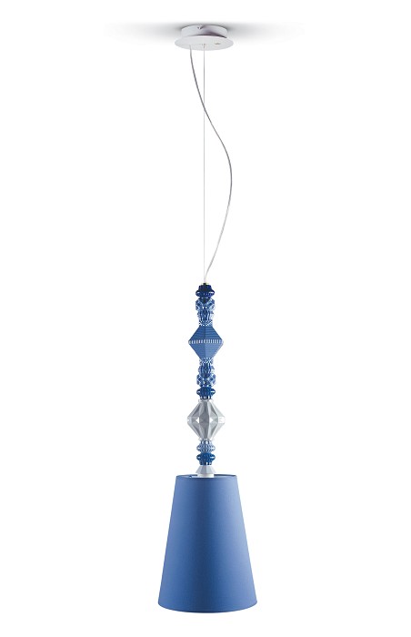 Lladro Lighting Belle de Nuit Ceiling Lamp II Blue 
