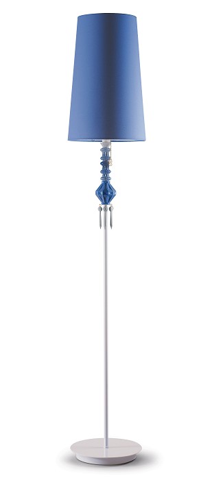 Lladro Lighting Belle de Nuit Floor Lamp I Blue 