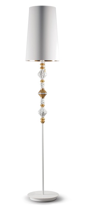 Lladro Lighting Belle de Nuit Floor Lamp II Golden Luster Lighting