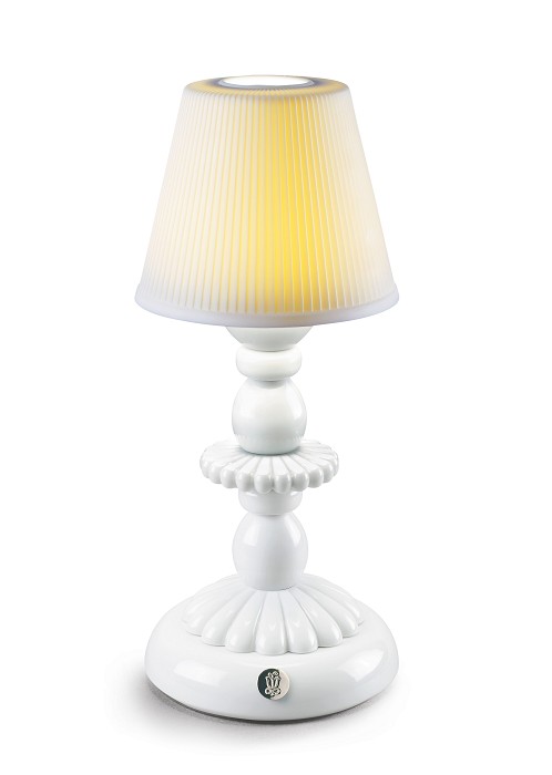 Lladro Lighting Lotus Firefly Table Lamp White 