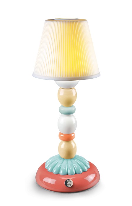 Lladro Lighting Palm Firefly Table Lamp Pale Blue 