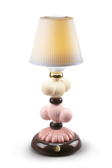 Lladro Lighting Cactus Firefly Golden Fall Table Lamp Pink 