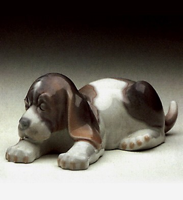 lladro with dog