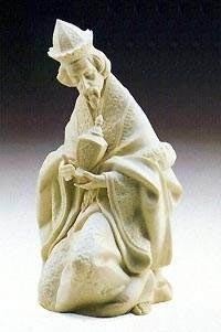 Lladro King Gaspar White 1983-85 Porcelain Figurine