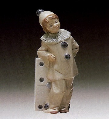 Lladro Girl With Domino 1971-81 Porcelain Figurine