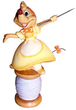 WDCC Disney Classics Cinderella Needle Mouse (suzy) Hey We Can Do It Porcelain Figurine