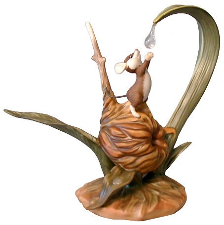 WDCC Disney Classics Bambi Field Mouse Little April Shower (Touching) Porcelain Figurine