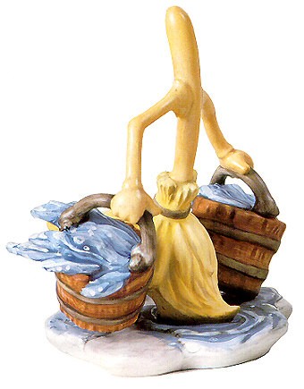 WDCC Disney Classics Fantasia Broom Bucket Brigade 