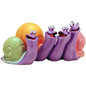 WDCC Disney Classics The Little Mermaid Snails Sing-Along Snails 