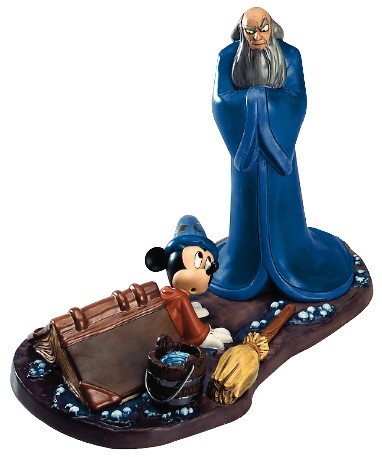 WDCC Disney Classics Fantasia 2000 Yensid And Mickey Oops 