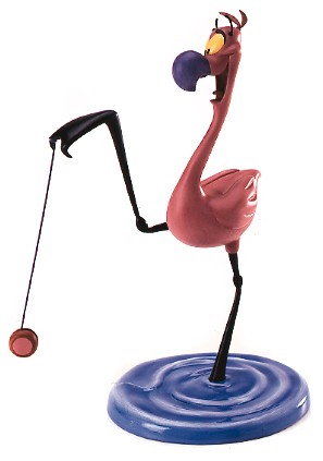 WDCC Disney Classics Fantasia 2000 Flamingo Flamingo Fling Porcelain Figurine