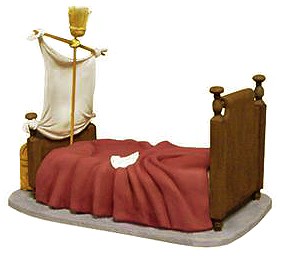 WDCC Disney Classics Peter Pan Darling Nursery Bed Base Porcelain Figurine