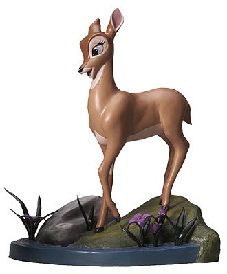 WDCC Disney Classics Bambi Faline Light As A Feather Porcelain Figurine