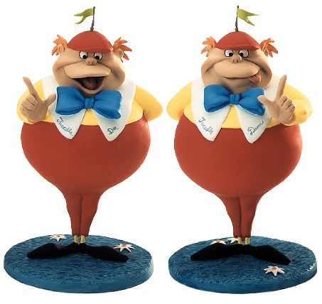 WDCC Disney Classics Alice In Wonderland Tweedle Dee & Tweedle Dum From Alice In Wonderland