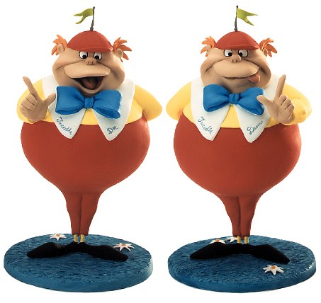 Tweedle Dee & Dum from Alice in Wonderland 