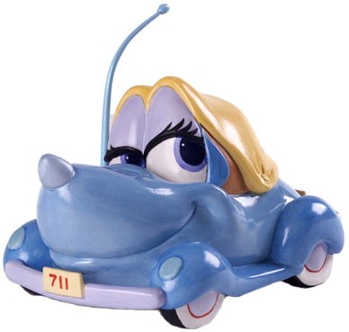 WDCC Disney Classics Susie The Little Blue Coupe Isnt She A Beauty Porcelain Figurine