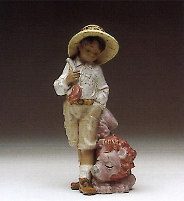 Lladro Lion Tamer 1993-95 Porcelain Figurine