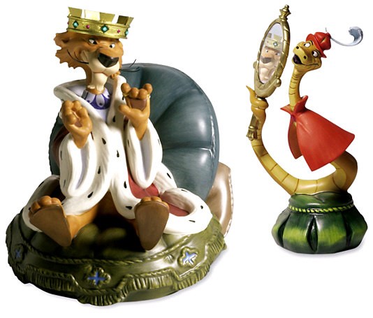 WDCC Disney Classics Robin Hood Prince John & Sir Hiss Porcelain Figurine