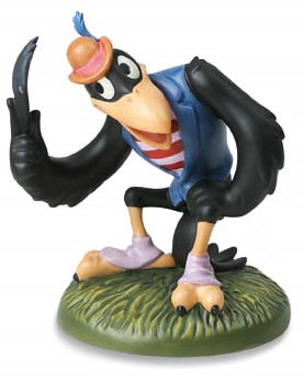 WDCC Disney Classics Dumbo Mr J Crow Fixin To Help You Porcelain Figurine