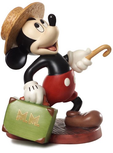 WDCC Disney Classics Mr. Mouse Takes A Trip Mickey Mouse Travelers Tail From Mr Mouse Takes A Trip
