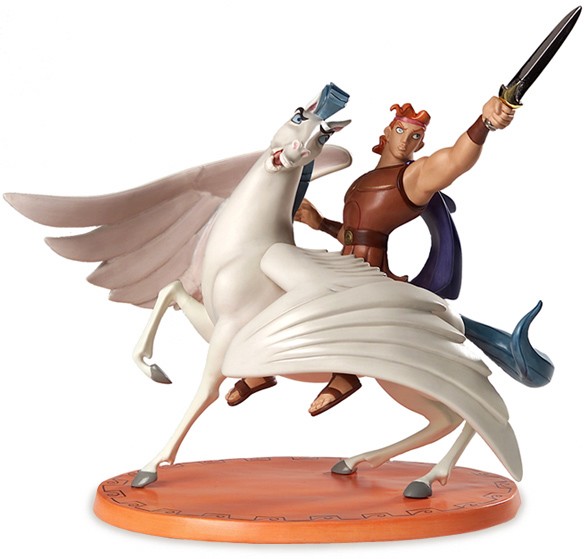 WDCC Disney Classics Hercules And Pegasus Defiant Porcelain Figurine