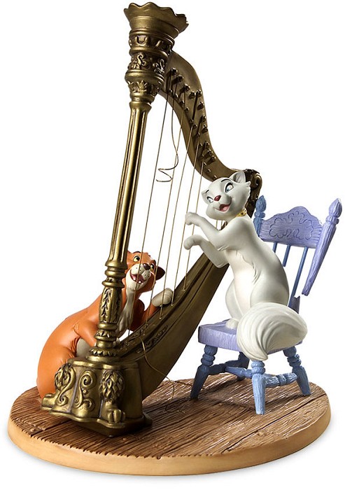 WDCC Disney Classics The Aristocats Duchess And Omalley Plucking The Heart Strings 