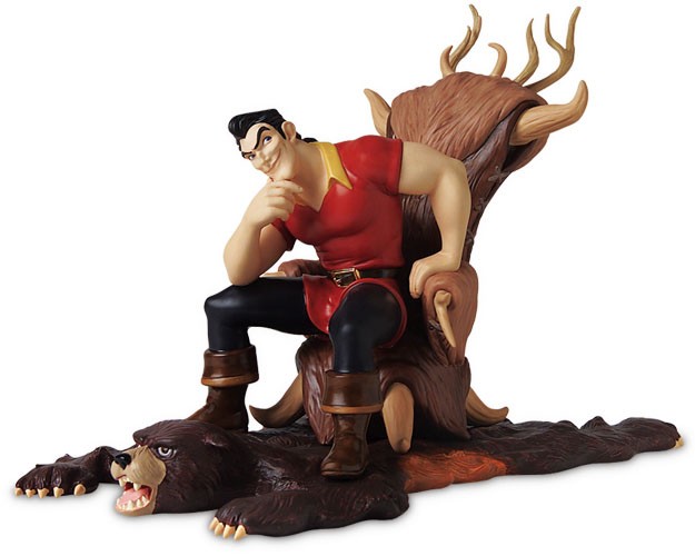 WDCC Disney Classics Beauty and The Beast Gaston Scheming Suitor Porcelain Figurine