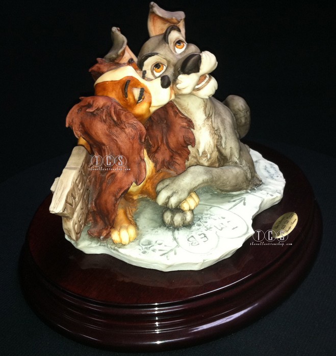Giuseppe Armani Lady And The Tramp True Love Sculpture