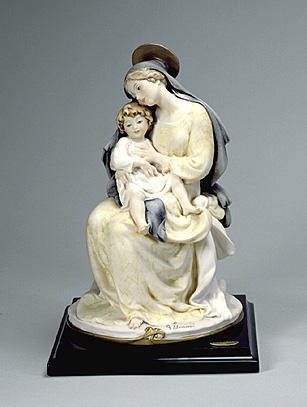 Giuseppe Armani Madonna With Child Sculpture