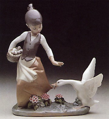 lladro aggressive goose