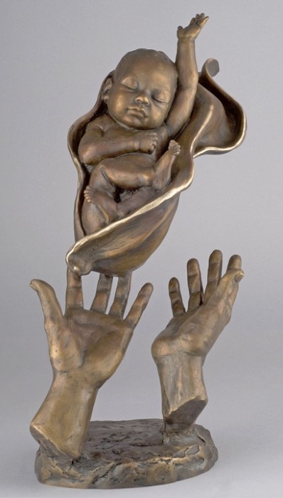 Mark Hopkins Heavenly Gift Bronze Sculpture