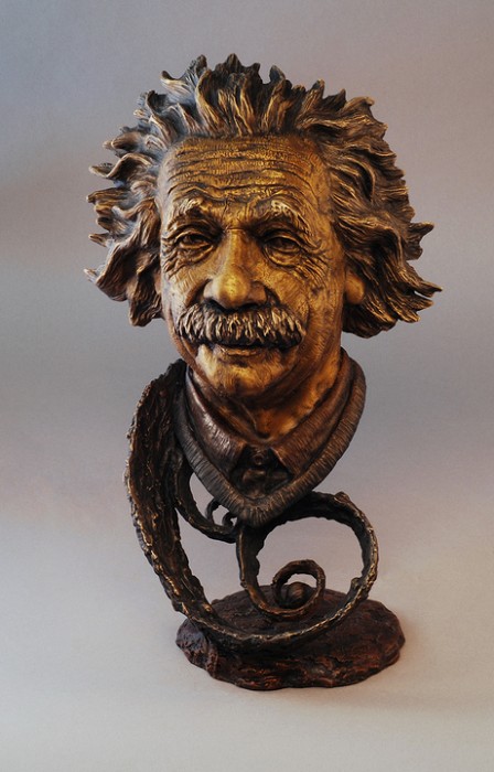 Mark Hopkins Einstein Bronze Sculpture