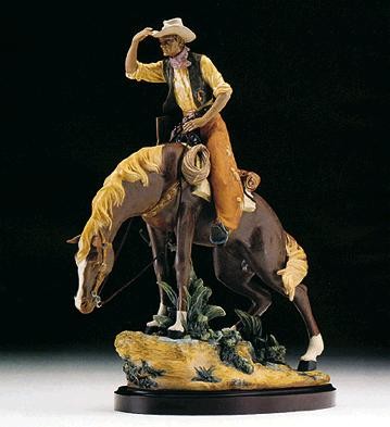 Lladro Trail Boss 1994-98 Porcelain Figurine