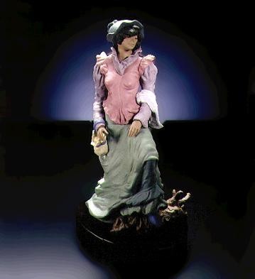 Lladro Pensive Journey Goyesca Porcelain Figurine