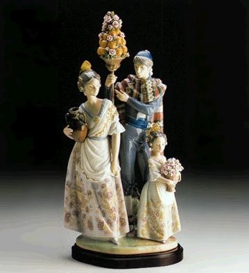 Lladro Festival In Valencia Porcelain Figurine