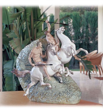 Lladro Mounted Warriors (500) Porcelain Figurine
