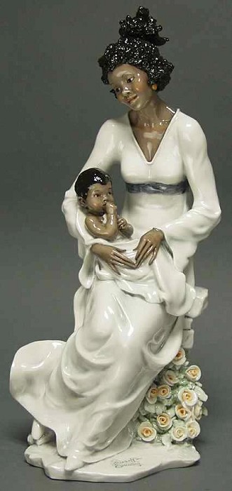 Giuseppe Armani Hush Little Baby Sculpture