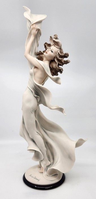 Giuseppe Armani Girl With Calla Lily Candleholder-Right Sculpture