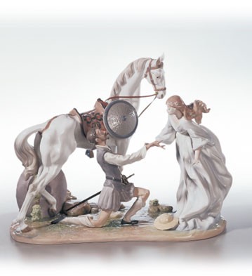 Lladro Conquered By Love Le2500 1994-2003 Porcelain Figurine